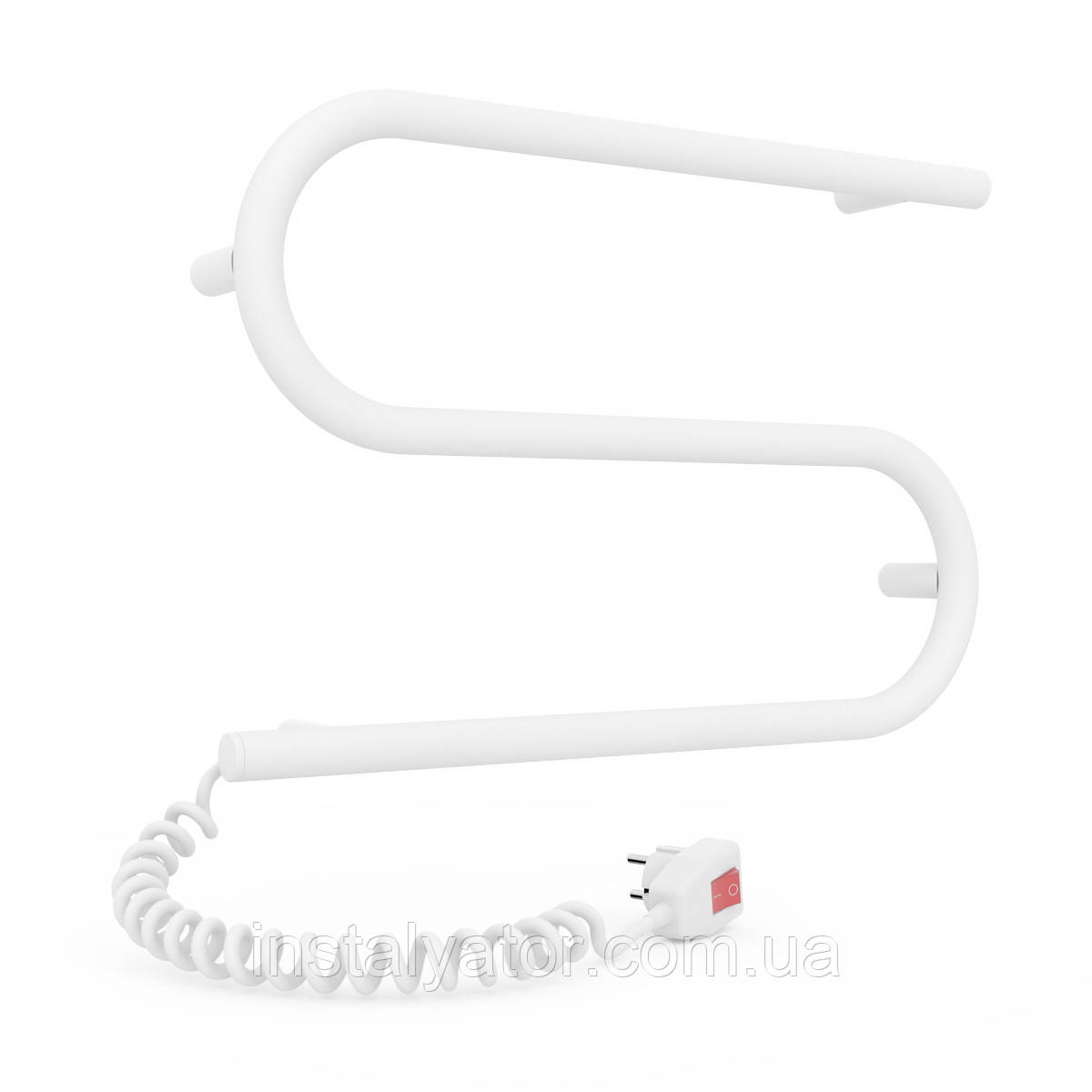 Електрична сушарка для рушників Laris Зебра Змійовик 25 ЧК2 500 х 330 Е (підкл. зліва), фото 1