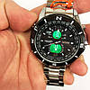 Красиві чоловічі наручні кварцові годинники SKMEI 1670SIWT, Круті чоловічі годинники NR-77, фото 5