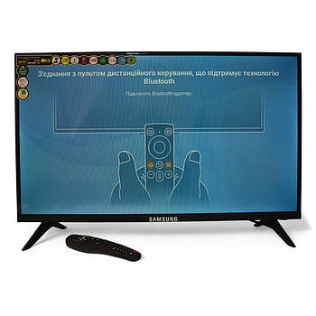 Smart телевізор 4К з діагоналлю 34 дюйми на Android 13 WiFi 1Gb Ram 8Gb Rom T2 Безрамковий