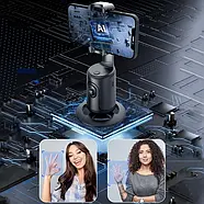 Акумулятор Стабілізатор міні-стедікам для телефону 360° з розпізнаванням обличчя Gimbals P01 Чорний, фото 4