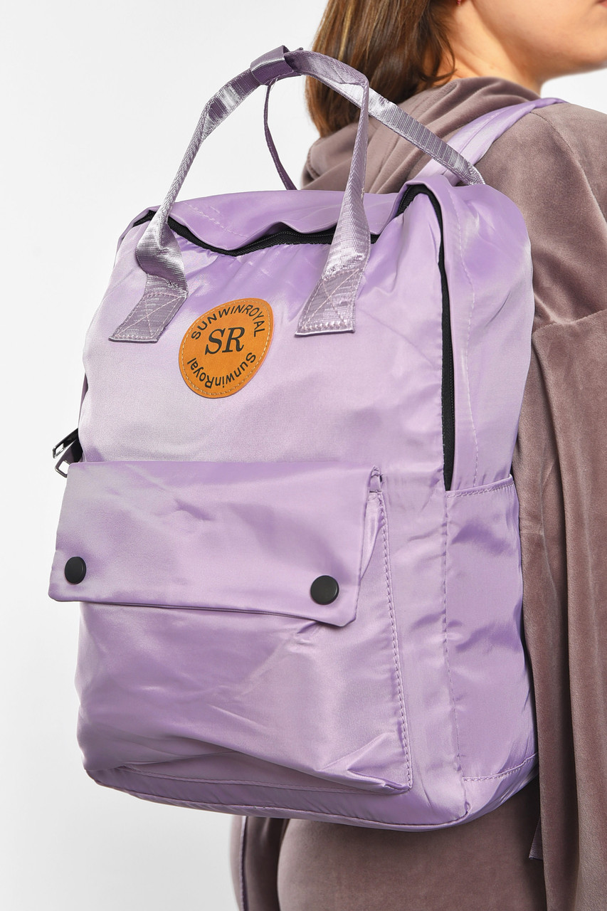 Рюкзак жіночий текстильний бузкового кольору 192066P, фото 1