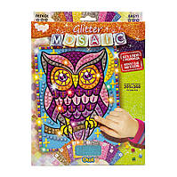 Креативна творчість "Блискуча мозаїка: Owl" БМ-02-08, 20.6х26 см