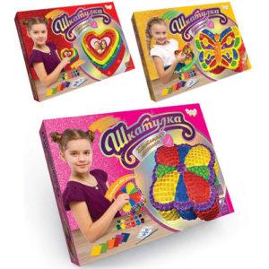Набір креативної творчості Danko Toys "Шкатулка "Блестящая мозаика" (6) арт. SHR-01-01,02,07