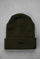 Шапка Стаф Чоловіча Хакі Однотонна Staff 12 Logo Khaki Denver