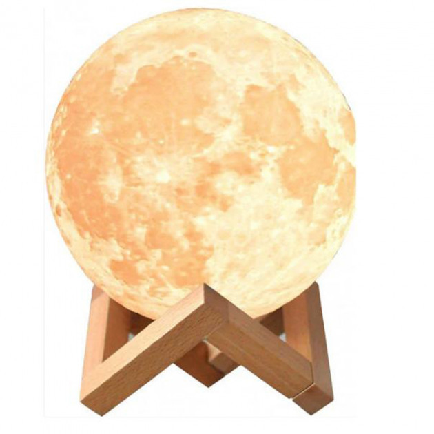 Нічник для дому Moon Lamp 18 см, нічник для дому, Світячі нічники, Usb led нічник, OE-969 Led Нічник