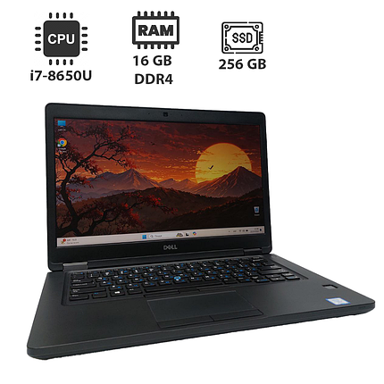 Ноутбук Dell Latitude 5490/ 14" (1920x1080)/ Core i7-8650U/ 16 GB RAM/ 256 GB SSD/ UHD 620, фото 1