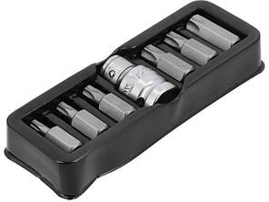 Набір насадок отверточних YATO ТОRХ Т25-55 з перехідником 1/2" шт 7 YT-0410