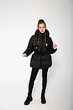 Зимова куртка на дівчинку Деніза чорний, розміри 146,152,158, фото 2