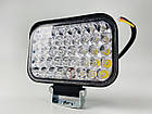 Фара LED прямокутна 126W ближнє й дальнє світло 42 led діода 6500K, фото 6