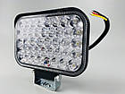 Фара LED прямокутна 126W ближнє й дальнє світло 42 led діода 6500K, фото 10