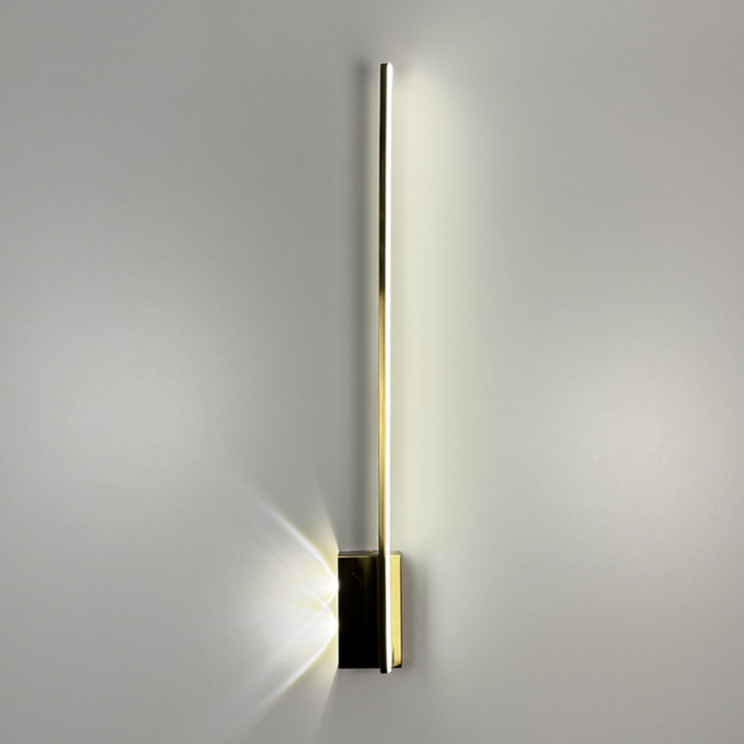 Бра у латунному корпусі із лінзами по лівій стороні 80 см WJ 011/800 R AB, фото 1