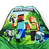 Безкаркасне крісло мішок зелений диван Minecraft, Майнкрафт, фото 5