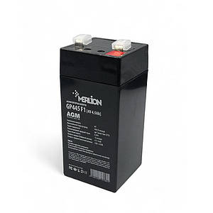 Акумулятор 4v 4.5Ah Merlion GP445 F1
