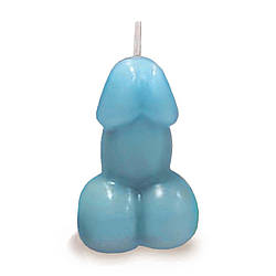 Свічка Eden’s Candle - Vanilla Scented Penis - Blue