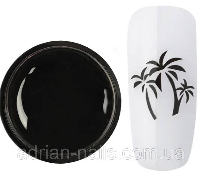 Stemping Gel Pasta "Adrian Nails" ЧОРНА №2 - 5 грамів