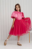 Пишне ошатне плаття з рукавом ліхтарик для дівчинки "Золушка", фото 2