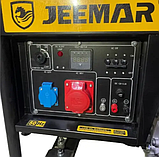 Дизельний генератор JEEMAR 6.0/7.5кВт 220/380В (електростартер), фото 6