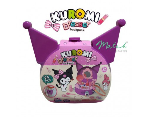 Дитячий набір Kuromi з 26pcs, фіолетовий