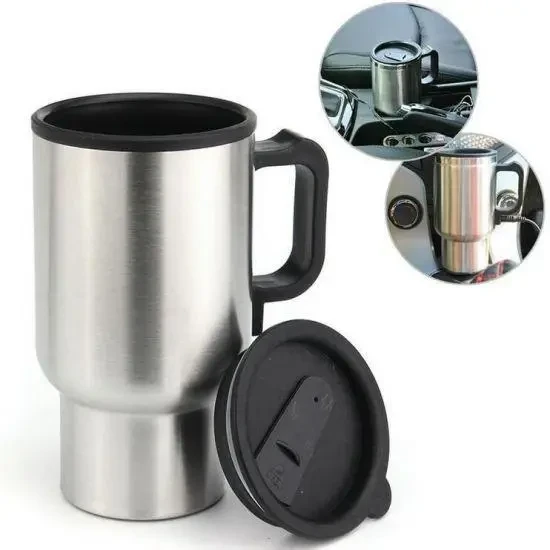 ОЧЕНКА! Термокухоль ELECTRIC MUG, Автомобільний кухоль з підігрівом (Немає паковання 2548)
