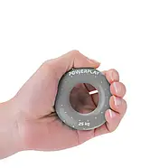 Еспандер кистьовий силіконовий PowerPlay PP-4338 Hand Grip Large 25 кг. Сірий, фото 4