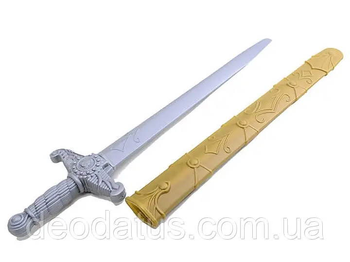 Дитячий ігровий меч в ножнах Toys plast 63 см лицарський меч Екскалібур, фото 1