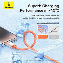 Кабель Baseus 0℃ Series Fast Charging Cable Type-C to Lightning 20W 1m P10368802731-00 Coral, фото 5
