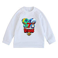 Свитшот детский с принтом Brawl Stars 7 Бравл Старс