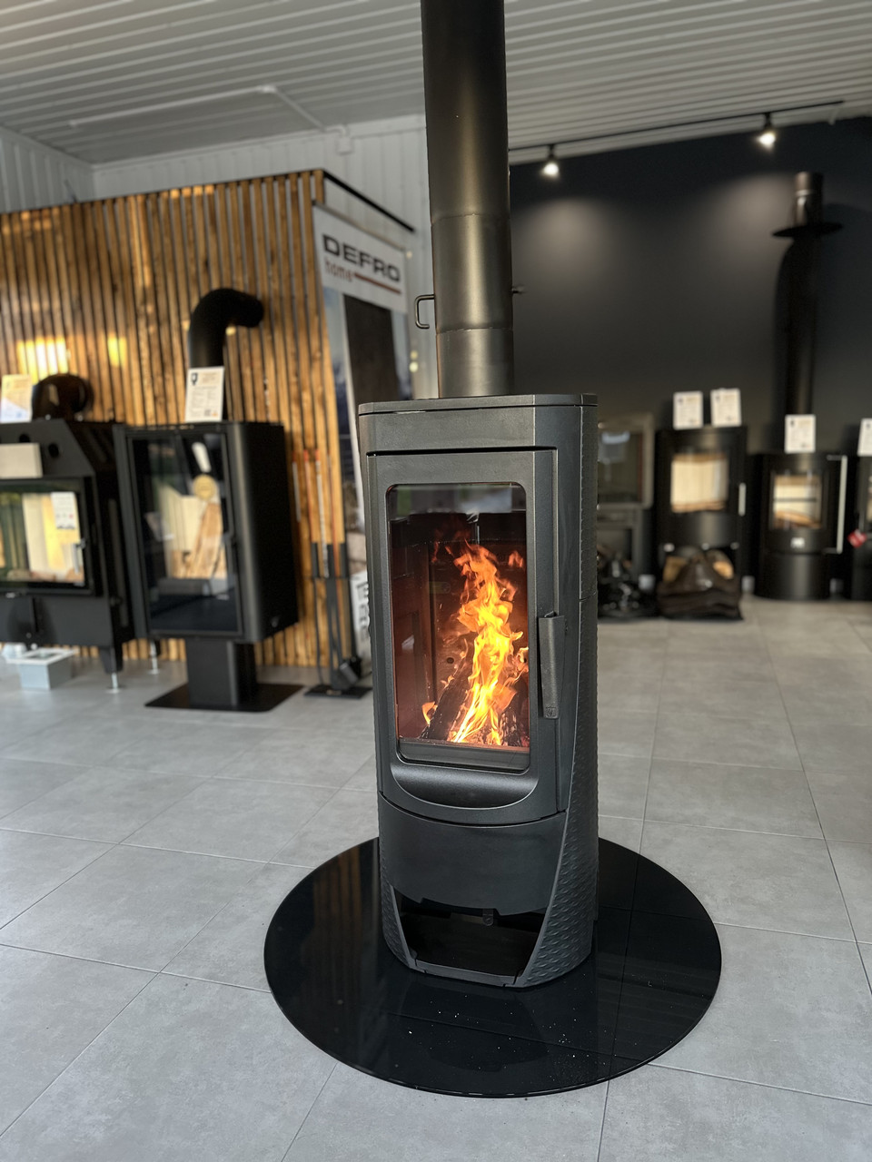 Купить Отопительная твердотопливная печь каминофен отдельностоящая для ...