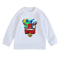 Свитшот детский с принтом Brawl Stars 8 Бравл Старс