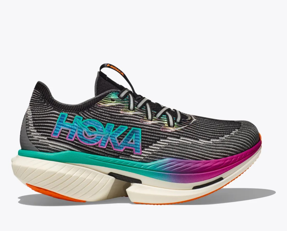 Кросівки для бігу Hoka U CIELO X1 1147910 BCQ BLACK / ELECTRIC AQUA