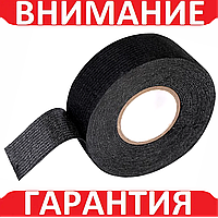 Изолента тканевая термостойкая (антискрип, ворс) 19мм х 25м