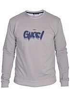 Світшот чоловічий Gucci 24-5006 світло-сірий