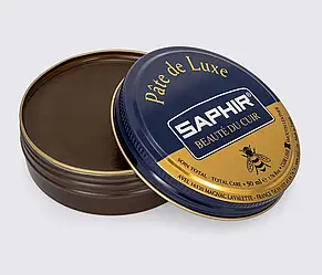 Паста для взуття Saphir Pate De Luxe, кол. середньо-коричневий (37), 50 мл (0002)