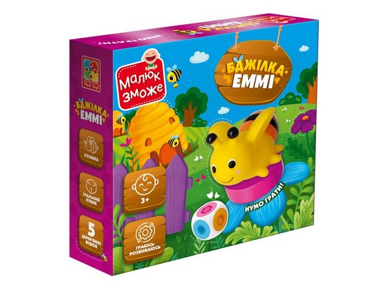 Гра розвиваюча Бджілка Еммі  Укр Vladi Toys