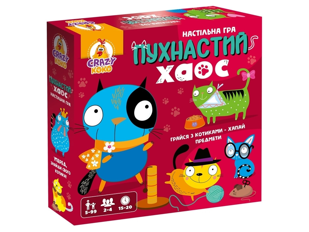 Гра настільна Пухнастий хаос Укр Vladi Toys