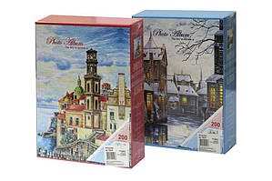 Фотоальбом у картонній коробці, 200 фото 10*15, 26,5*21*5,5см Туристичні місця