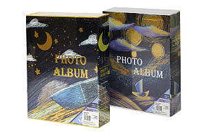 Фотоальбом у картонній коробці, 200 фото 13*18, 23,5*29,8*5,5см Зоряне небо