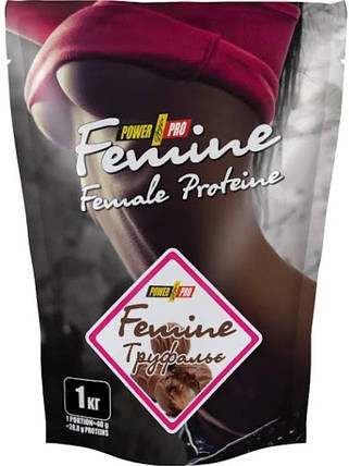 Протеїн для дівчат Power Pro Femine 500 g труфальє, фото 1