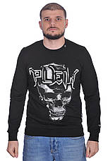 Світшот чоловічий Philipp Plein 24-24K-546 чорний, фото 3