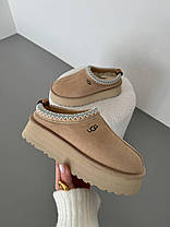 Зимові Жіночі Черевики UGG Tasman Platform Beige / УГГ Тасман Платформ Бежеві, фото 4