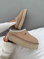Зимові Жіночі Черевики UGG Tasman Platform Beige / УГГ Тасман Платформ Бежеві, фото 3