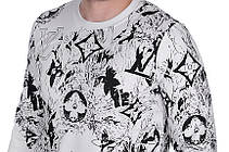 Світшот чоловічий Louis Vuitton 24-24K-7006 білий 2XL, фото 5