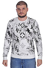 Світшот чоловічий Louis Vuitton 24-24K-7006 білий 2XL, фото 2