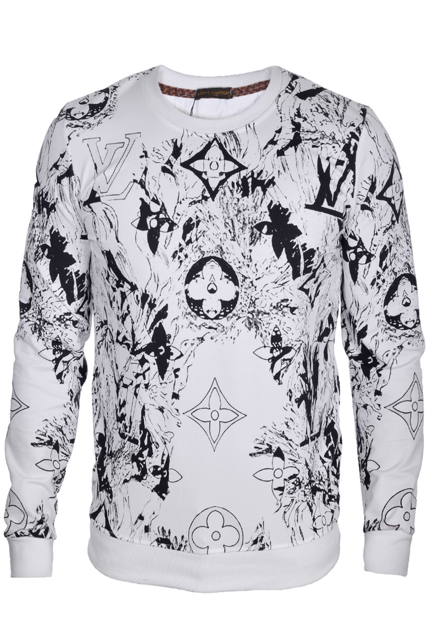 Світшот чоловічий Louis Vuitton 24-24K-7006 білий 2XL