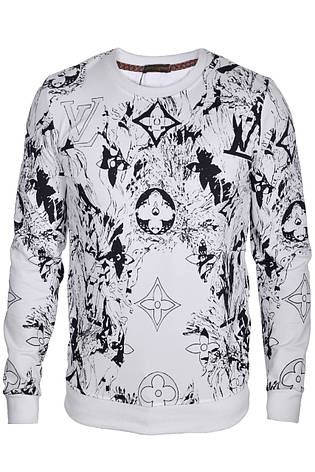 Світшот чоловічий Louis Vuitton 24-24K-7006 білий 2XL, фото 1