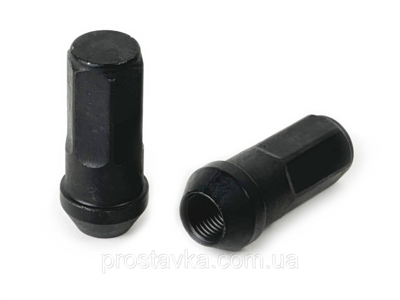 Гайка колісна FARAD | Гайка M14х1.5х56 Конус Цинк Ключ 19 Чорний, фото 1