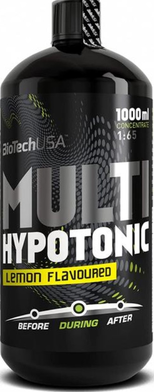 Ізотонік для тренувань BioTech Multi Hypotonic Drink 1 л лимон