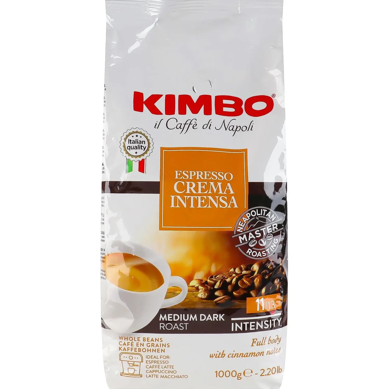 Кава в зернах Kimbo Espresso Crema Intensa 1 кг