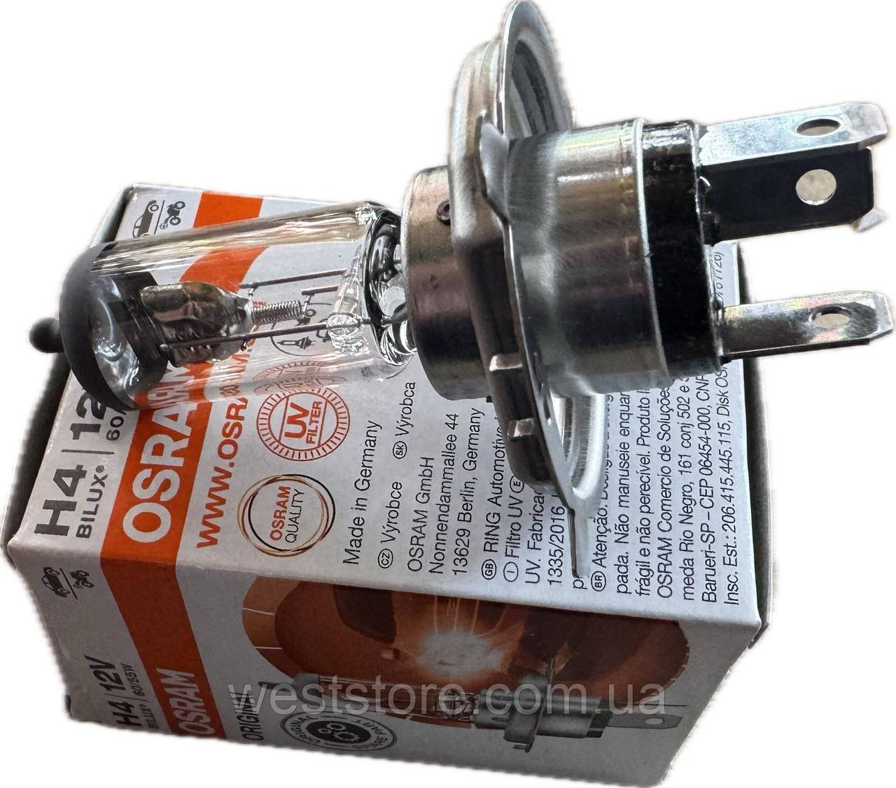 Автолампа фари H4 12V 60/55W Osram