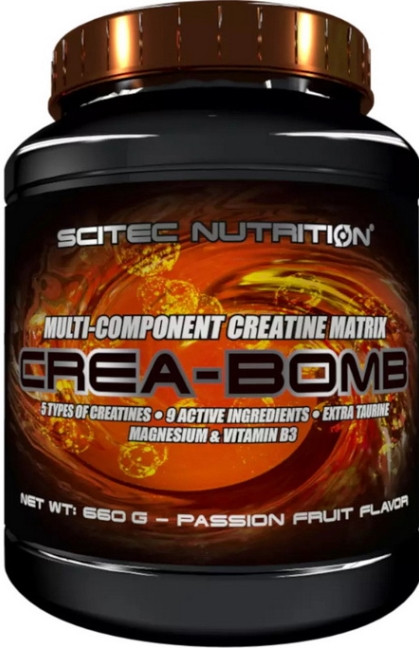 Суміш креатинів Scitec Nutrition Crea-Bomb 660 г маракуйя